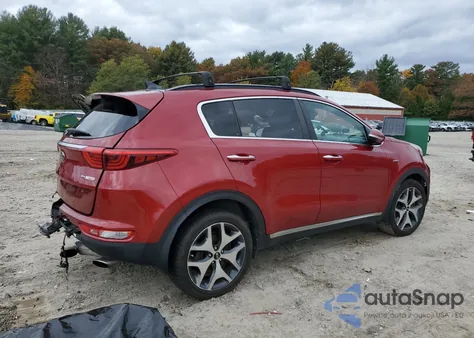 2018 Kia Sportage Sx z USA, uszkodzony, nr VIN KNDPRCA69J7363351